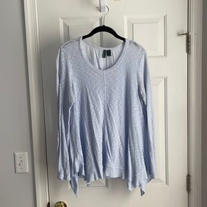 Anthropologie flowy long sleeve shirt